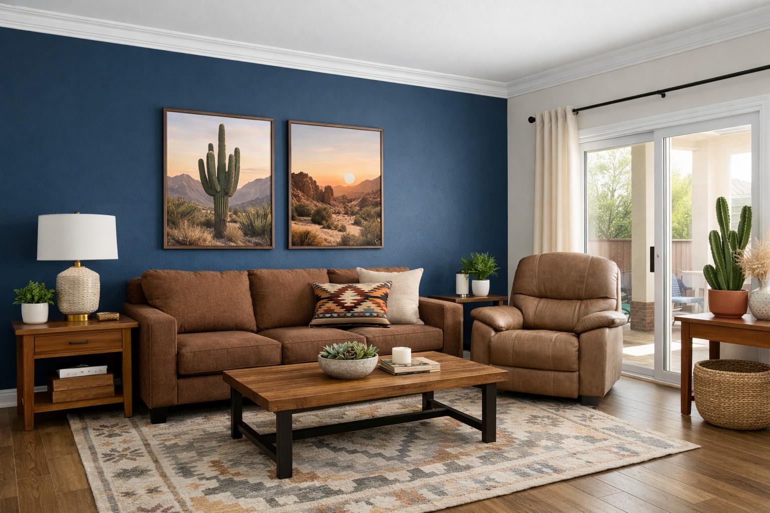 Living room after painting