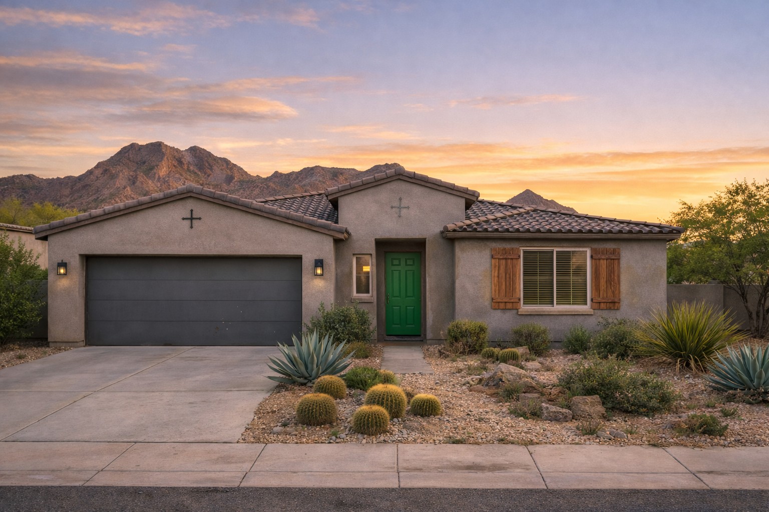 Home exterior before painting